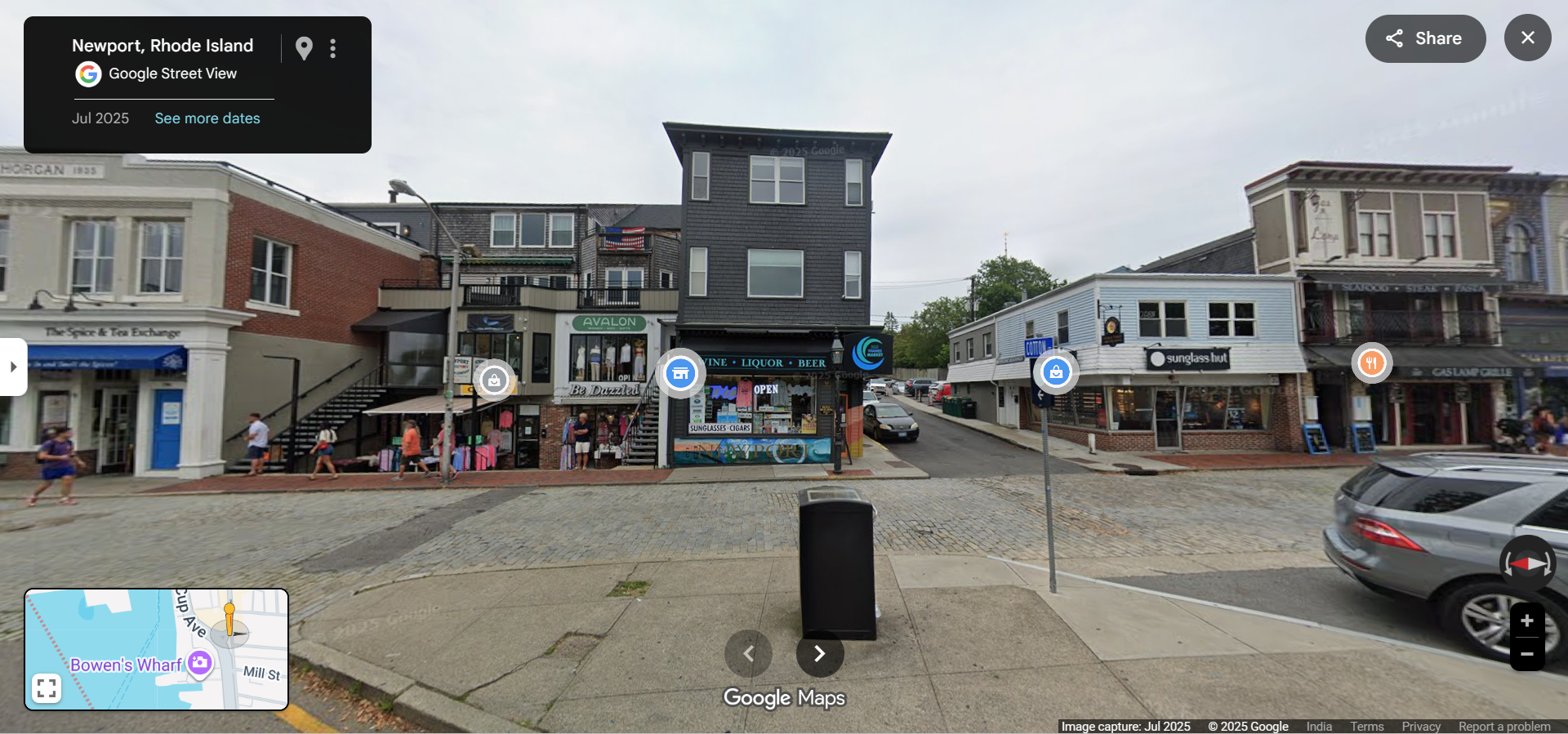 Google Street View Interface